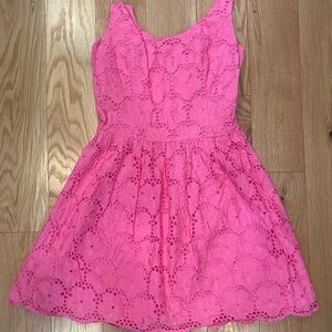 Lilly Pulitzer - Pink Eyelet Dress